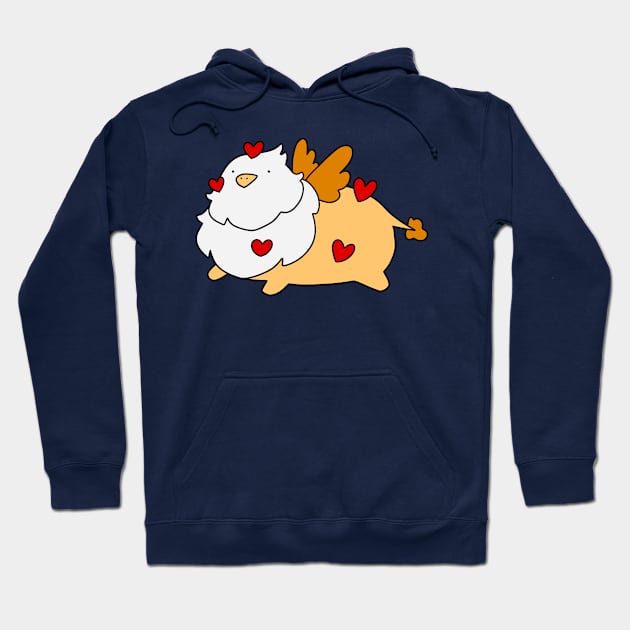 Hearts Griffin Hoodie by saradaboru